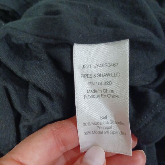 Veronica Beard Lockwood Ruched Jersey Midi Dress In Black XS Fitted Classy Comfy - Picture 12 of 12